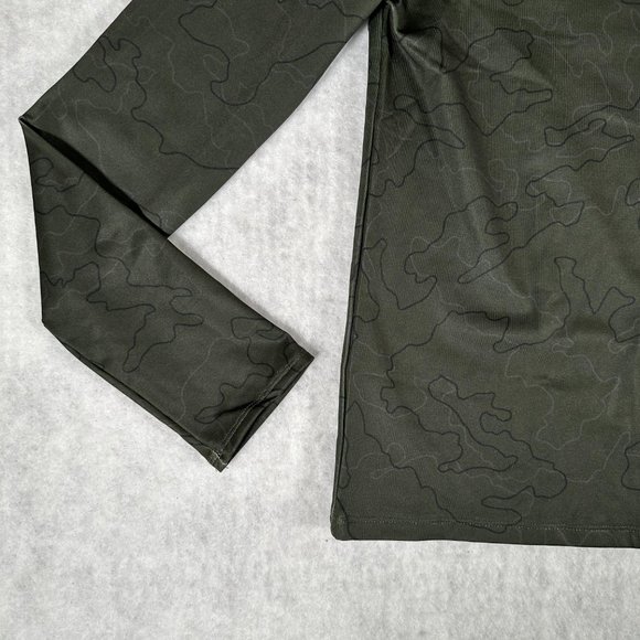 Under Armour Womens Turtleneck Sport Top Loose Fit Size XS Olive Green NWT - Picture 4 of 13